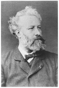 Porträt von Jules Verne (1828-1905) Ende des 19. Jahrhunderts